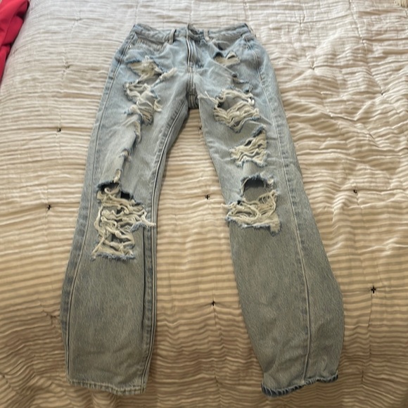 Pacsun light washed mom jeans, size 22 - Picture 1 of 5